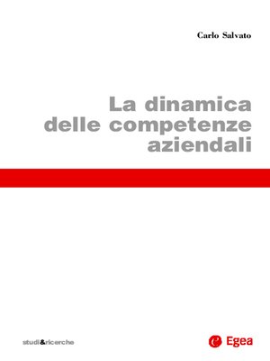 cover image of La dinamica delle competenze aziendali